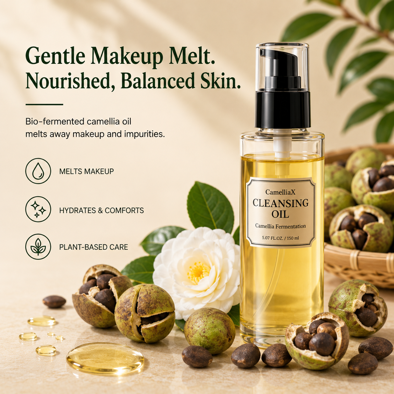 Camellia Ferment Recovery Cleansing Oil